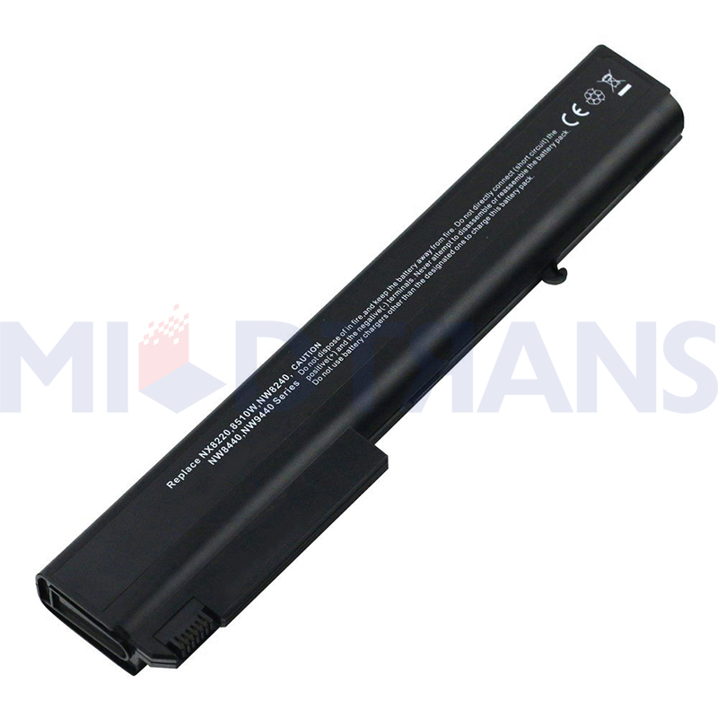 Pour HP Compaq NC8230 NX7400 NX9420 NX8220 NC8430 8710W HSTNN-CB29 6720T 7400 8200 8710P NC8200 NC8230 NX7300 Batterie d'ordinateur