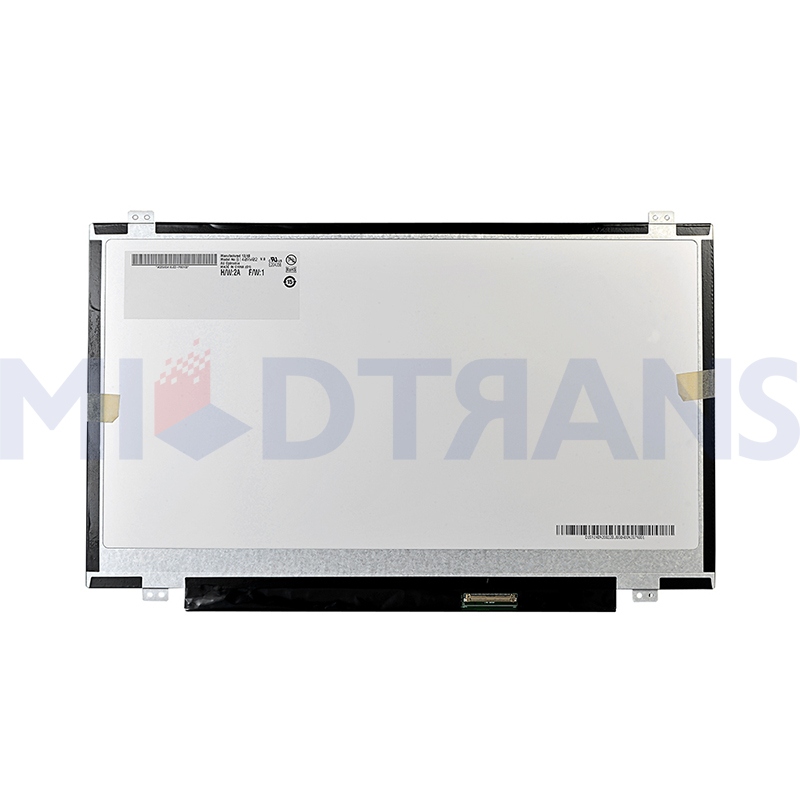 B140RW02 V0 14.0 "Panneau d'affichage d'écran LCD de remplacement pour ordinateur portable pour HP Elitebook 8460p