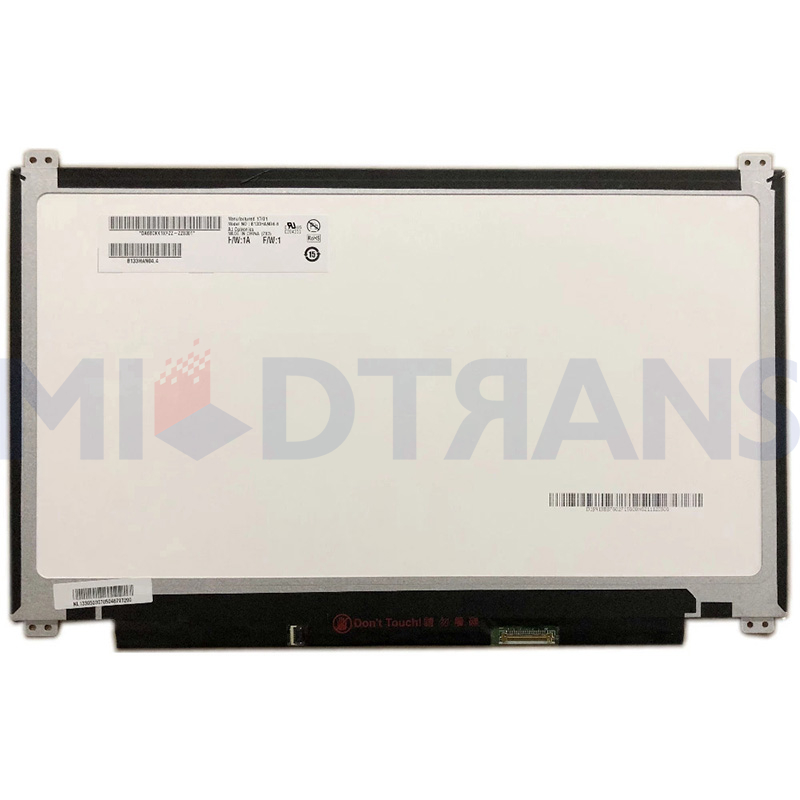B133HAN04.0 AUO FHD 13.3 "40pins IPS avec panneau d'affichage LCD Connector avec supports pour ordinateur portable d'écran