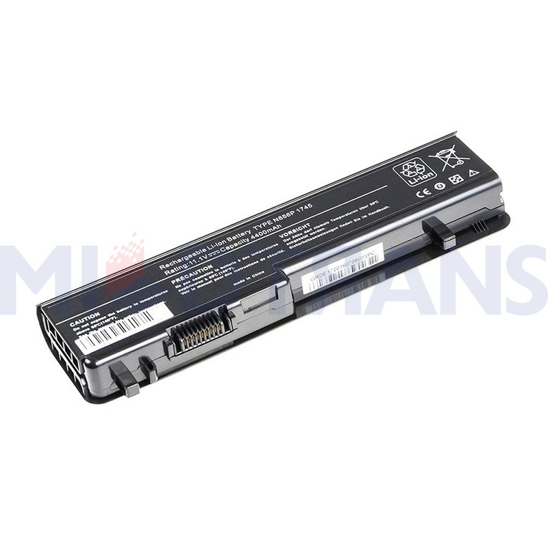 Batterie d'ordinateur portable pour Dell Studio 1745 1747 1749 Batterie M905P N855P N856P U150P U151P W077P 312-0186 U164P